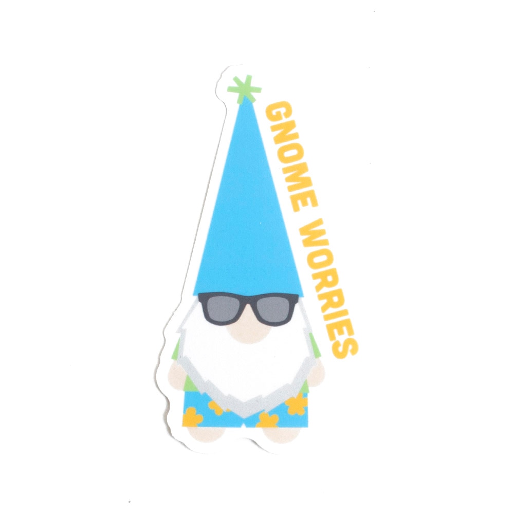 Stickers Northwest, Stickers, Art & School, 3", Gnome Worries, 622759